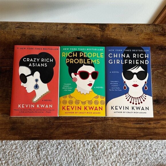 Crazy Rich Asians Trilogy Box Set by Kevin Kwan - 3 Paperback Books- NEW - Picture 3 of 7